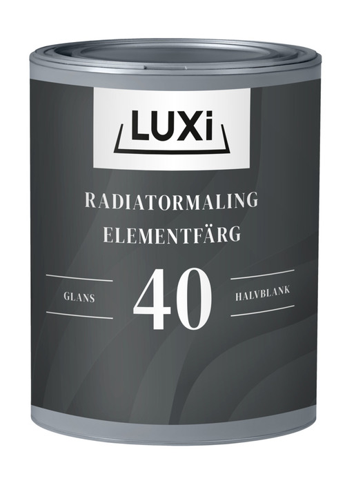 Radiatormaling hvid base 0,75 liter - LUXI®